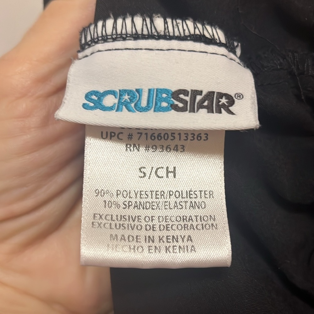 Women’s Black Scrubs, Size S - Picture 16 of 16